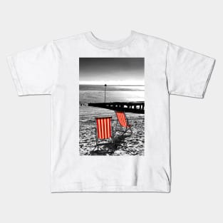Three Shells Beach Southend on Sea Essex England Kids T-Shirt